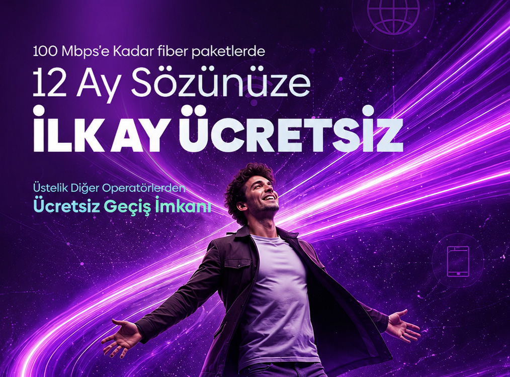 100 Mbps Fiber İnternet