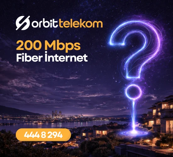 Fiber 200 Mbps'e Kadar Limitsiz